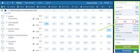 How to place a parlay bet on 1xBet .